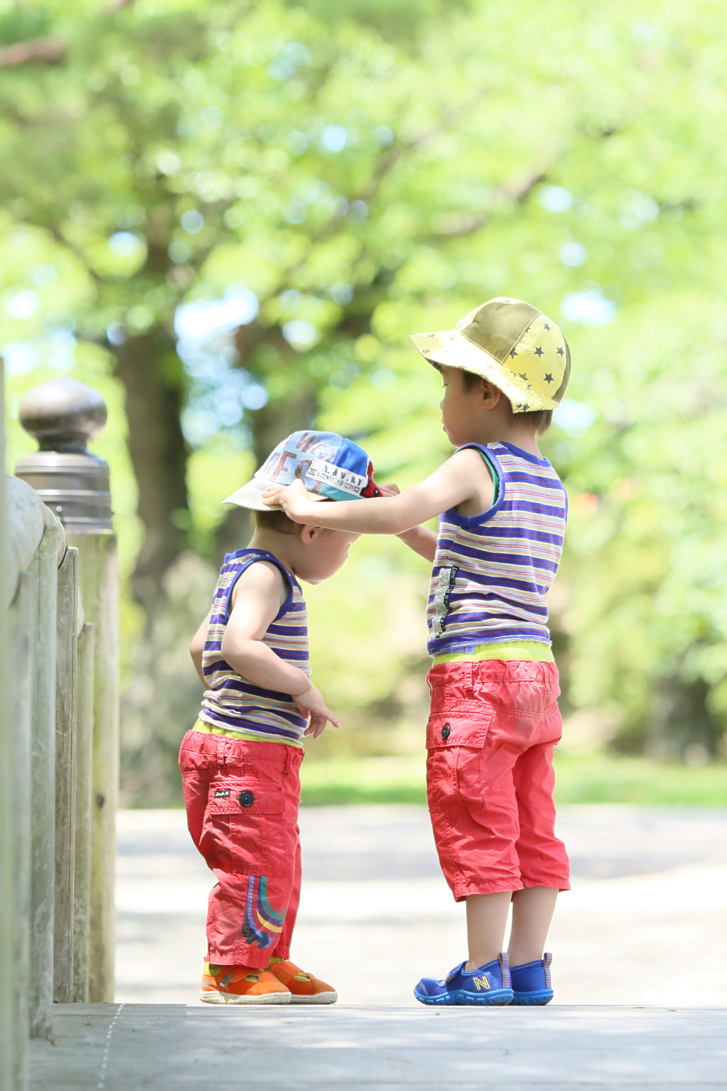 2015年、屋外ロケーションで撮影した子ども写真